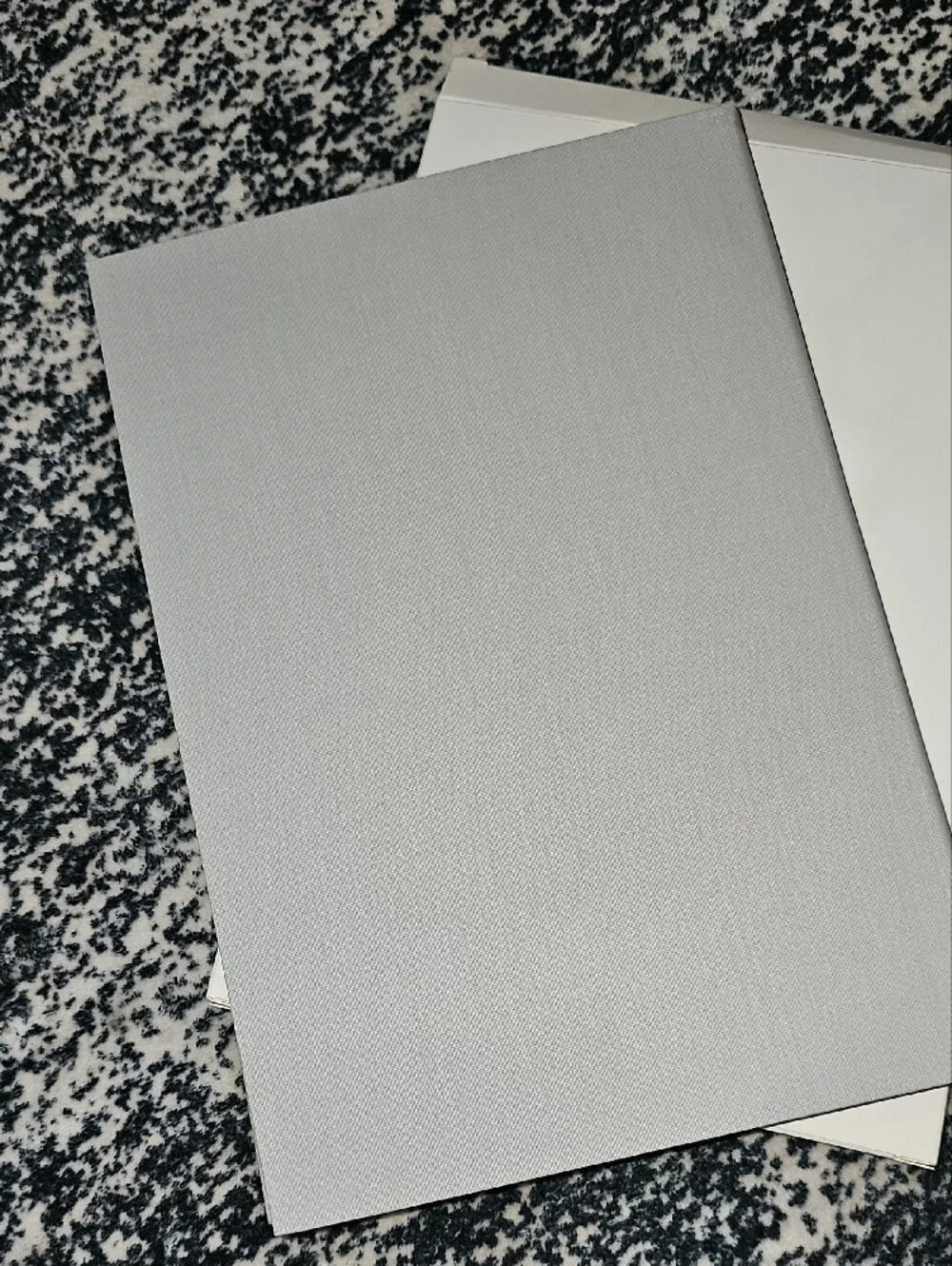 RILA SATI Silver Notebook / Folder Cloth And Paper Collab